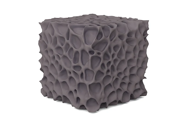square porous aerogel